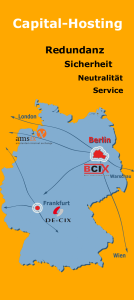 Connectivität des TIER4-DataCenters in Berlin